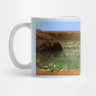 Terraformed Mars Crater Lake Mug